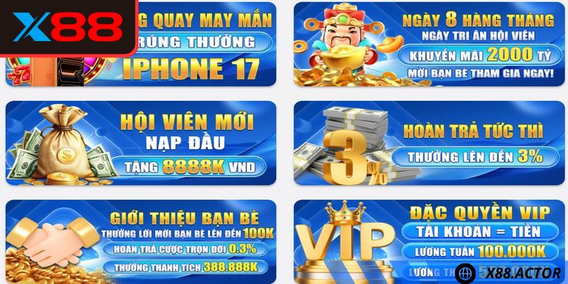 Ưu đãi X88 mở ra không gian trải nghiệm hấp dẫn